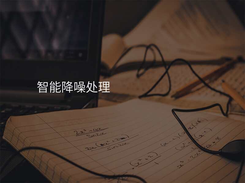 智能降噪处理